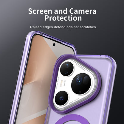 MagSafe-Hülle für Huawei Pura 80 Ultra, Techsuit, CandyCase, Lila