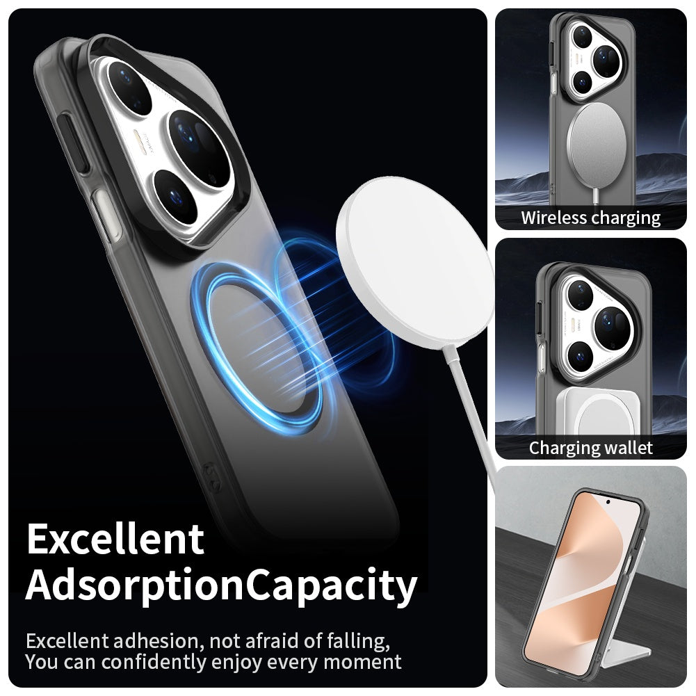 MagSafe-Hülle für Huawei Pura 80 Ultra, Techsuit, CandyCase, Schwarz
