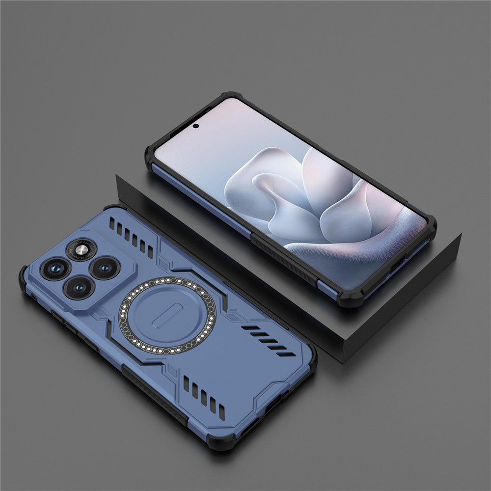 MagSafe Case for Motorola Edge 70 Fusion, Techsuit, ArmorMag, Blue