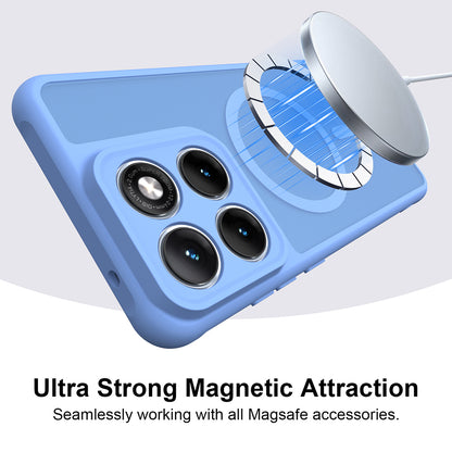 MagSafe-Hülle für Motorola Edge 70 Fusion, Techsuit, HaloFrost II, Blau