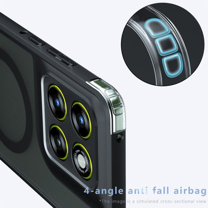 MagSafe-Hülle für Motorola Edge 70 Fusion, Techsuit, PureFrost, Satin Schwarz