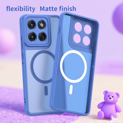 MagSafe Hülle für Motorola Edge 70, Techsuit, HaloFrost II, Blau