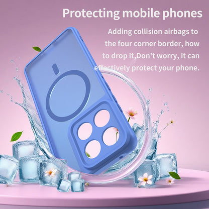 MagSafe Hülle für Motorola Edge 70, Techsuit, HaloFrost II, Blau