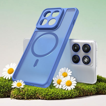 MagSafe Hülle für Motorola Edge 70, Techsuit, HaloFrost II, Blau