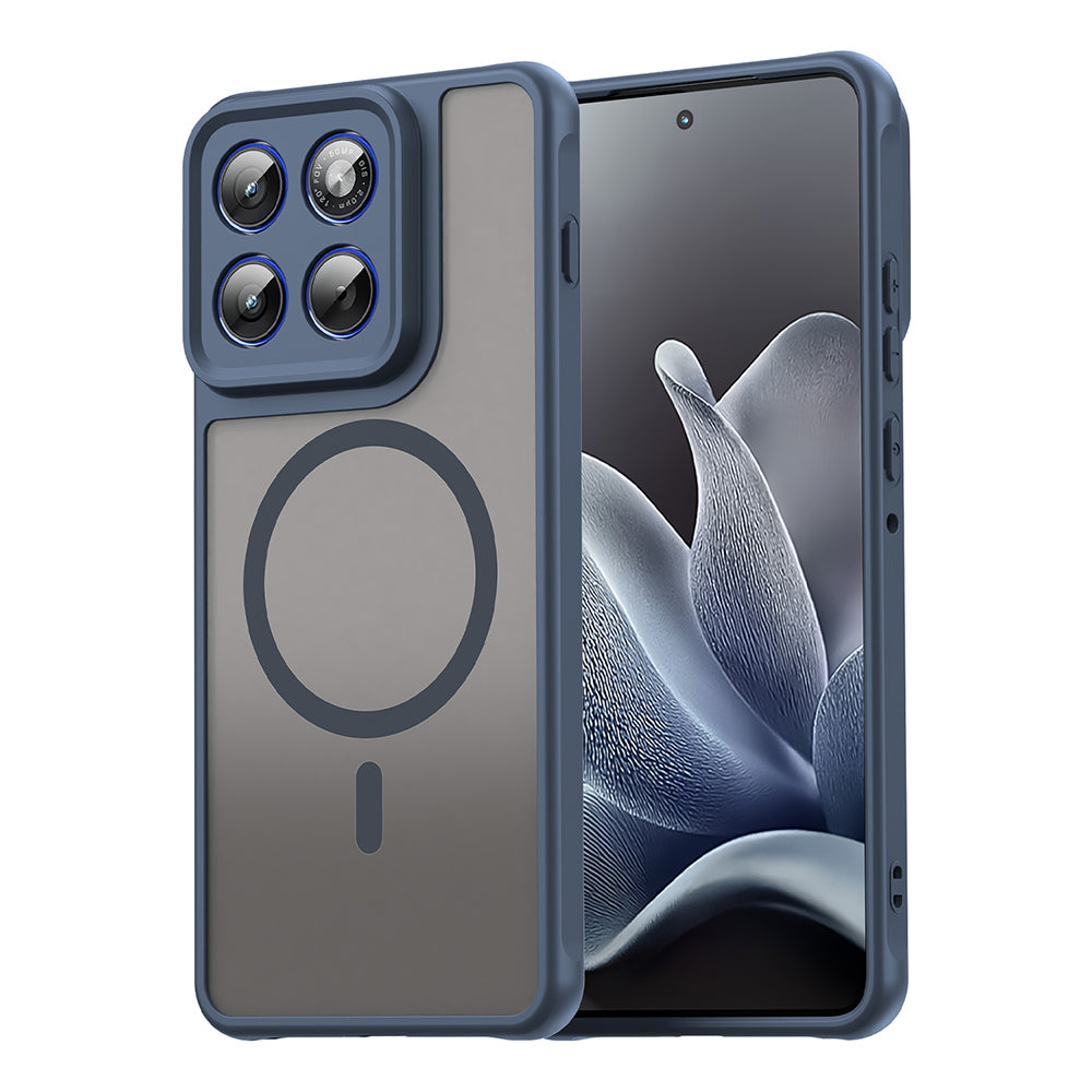 MagSafe Hülle für Motorola Edge 70, Techsuit, HaloFrost II, Marineblau