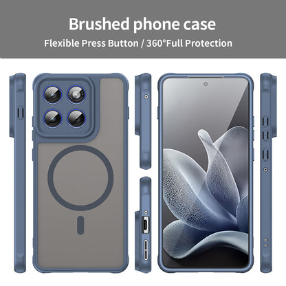 MagSafe Hülle für Motorola Edge 70, Techsuit, HaloFrost II, Marineblau