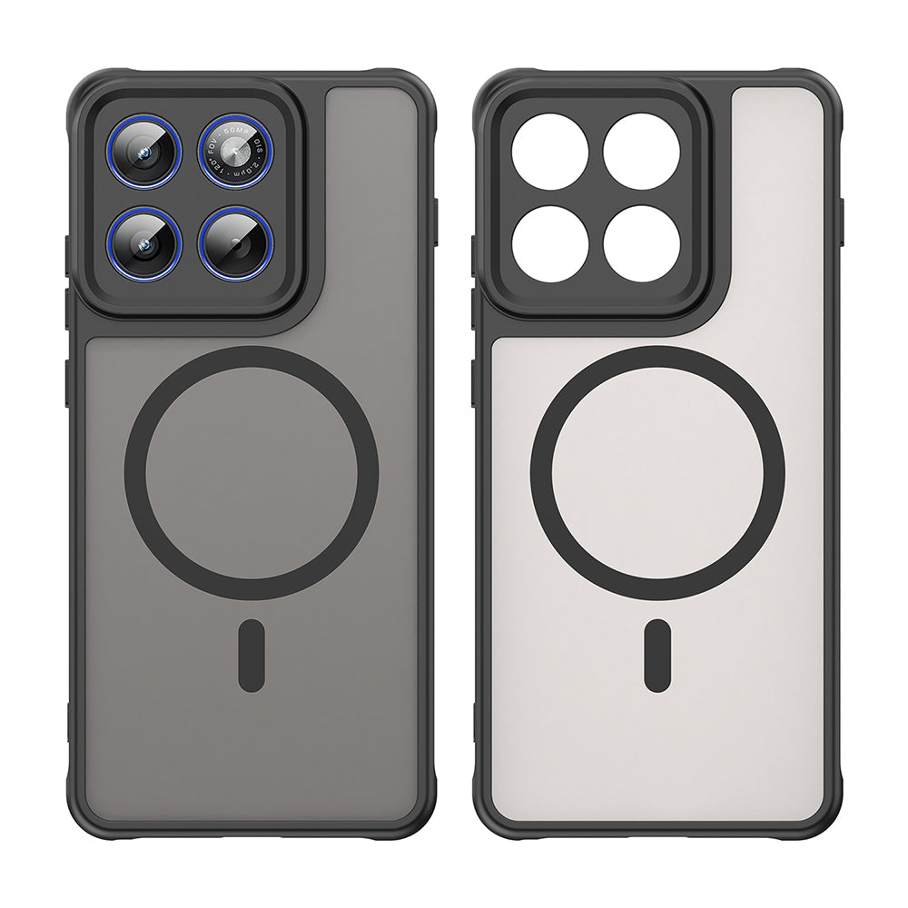 MagSafe Hülle für Motorola Edge 70, Techsuit, HaloFrost II, Schwarz