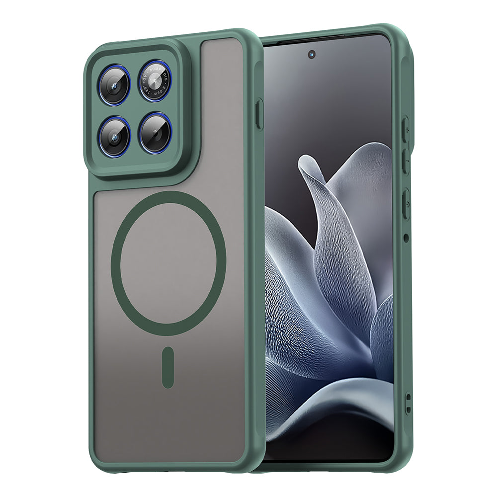 MagSafe Hülle für Motorola Edge 70, Techsuit, HaloFrost II, Grün