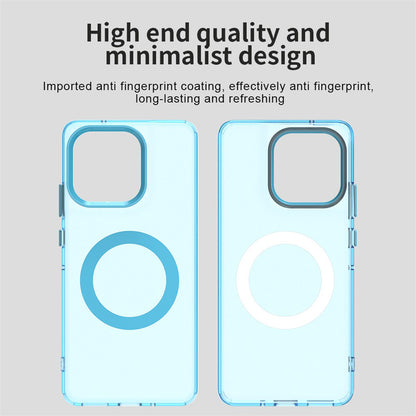 MagSafe Hülle für Motorola Moto G86, Techsuit, CandyCase, Blau