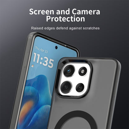 MagSafe Hülle für Motorola Moto G86, Techsuit, CandyCase, Schwarz