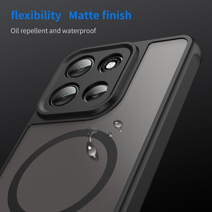 MagSafe-Hülle für Motorola Moto G86, Techsuit, HaloFrost II, Schwarz