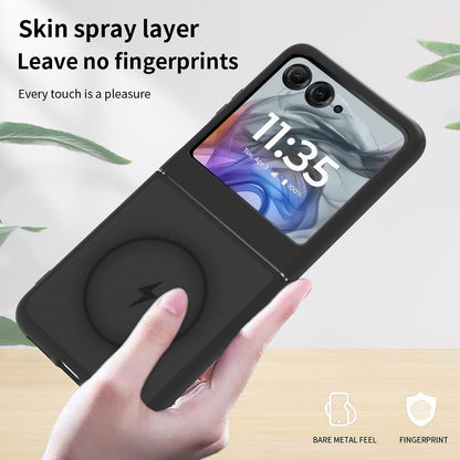 MagSafe Case for Motorola Razr 70 / Razr 60, Techsuit, PureFrost, Satin Black