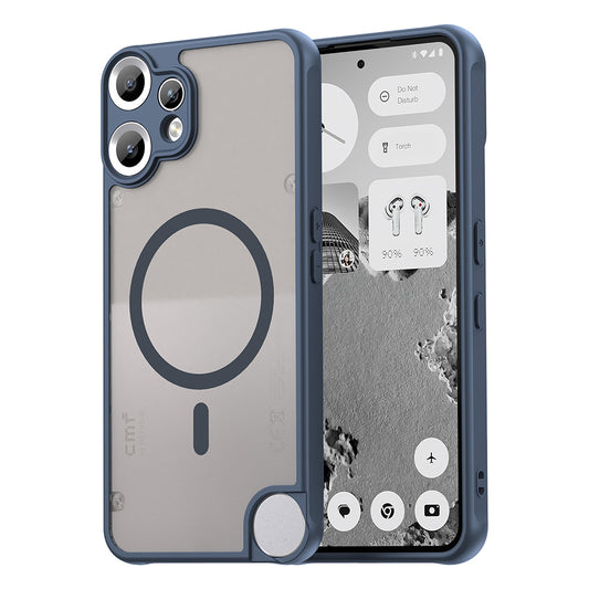 MagSafe-Hülle für Nothing CMF Phone 2 Pro, Techsuit, HaloFrost II, Marineblau