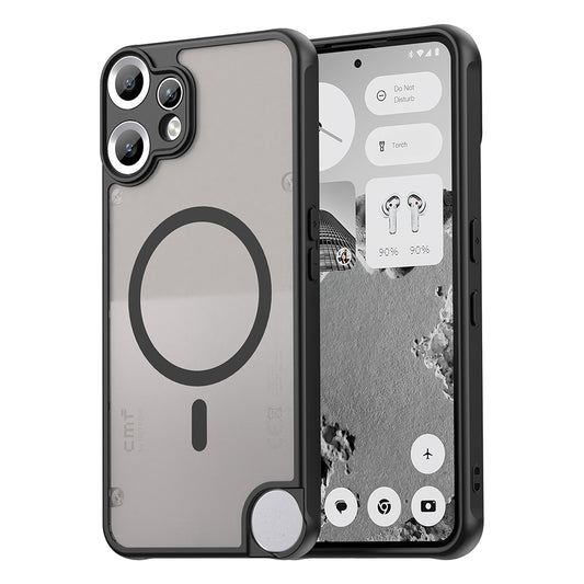 MagSafe-Hülle für Nothing CMF Phone 2 Pro, Techsuit, HaloFrost II, Schwarz