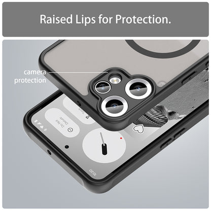 MagSafe Case for Nothing CMF Phone 2 Pro, Techsuit, HaloFrost II, Black