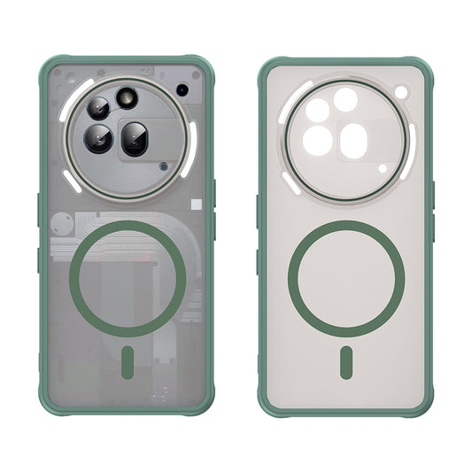 MagSafe-Hülle für Nothing Phone (3a) Pro, Techsuit, HaloFrost II, Grün