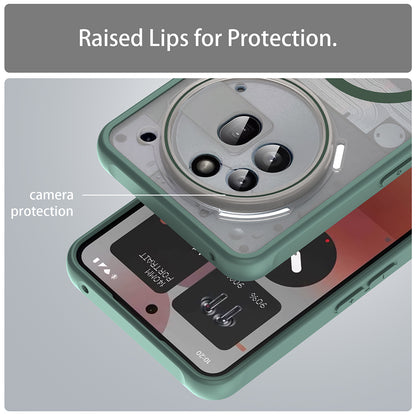MagSafe Case for Nothing Phone (3a) Pro, Techsuit, HaloFrost II, Green