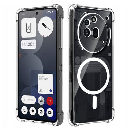 MagSafe-Hülle für Nothing Phone (3a) Pro, Techsuit, stoßfest, transparent