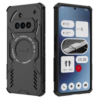 MagSafe-Hülle für Nothing Phone (3a), Techsuit, ArmorMag, Schwarz