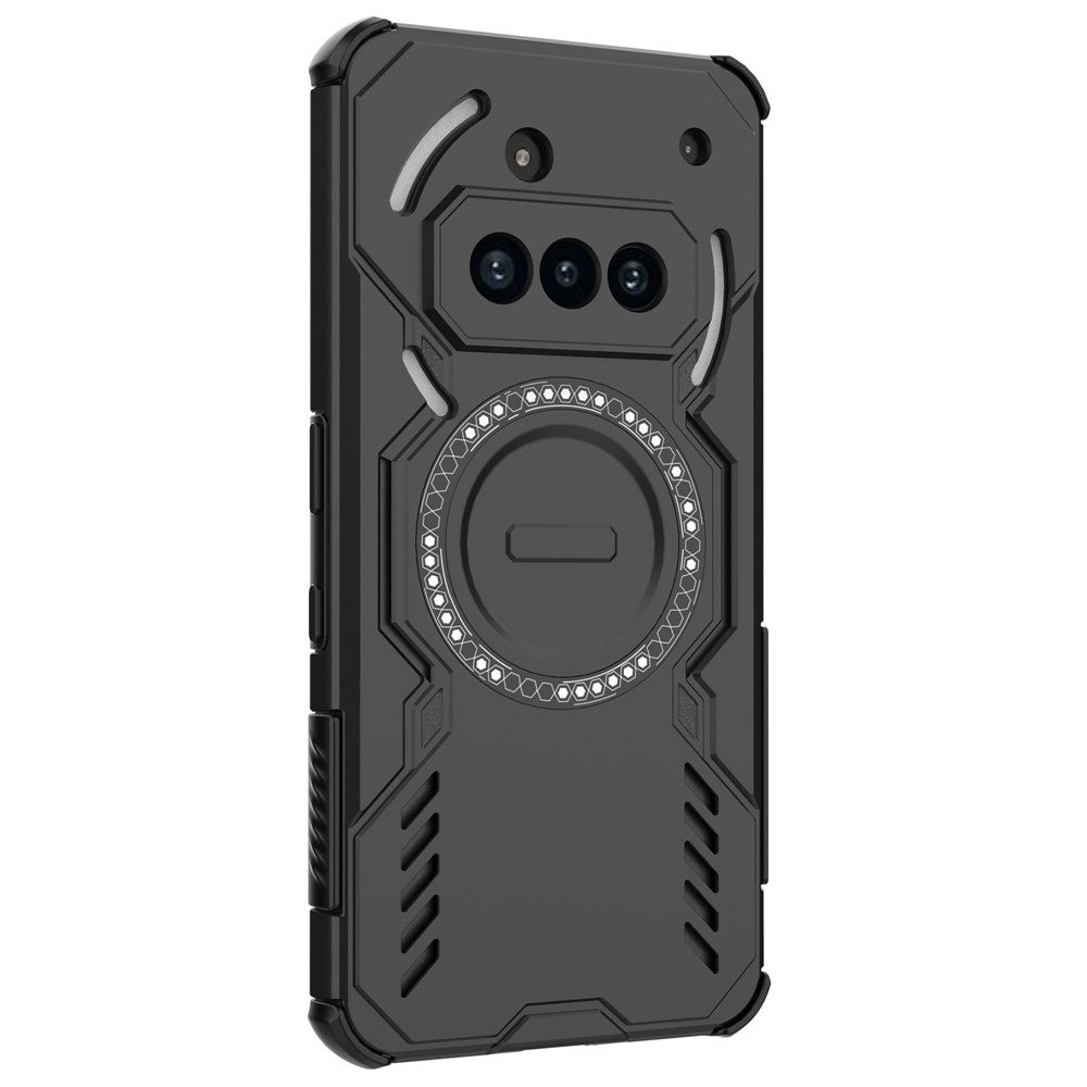 MagSafe-Hülle für Nothing Phone (3a), Techsuit, ArmorMag, Schwarz
