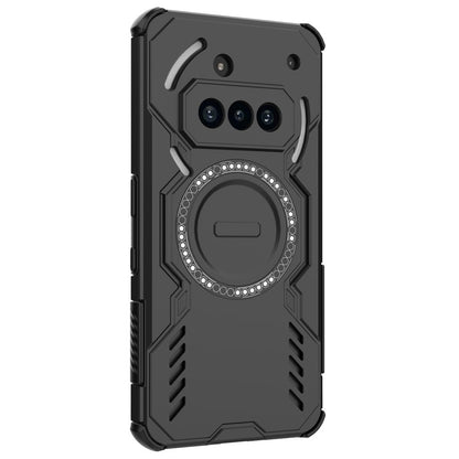 MagSafe-Hülle für Nothing Phone (3a), Techsuit, ArmorMag, Schwarz