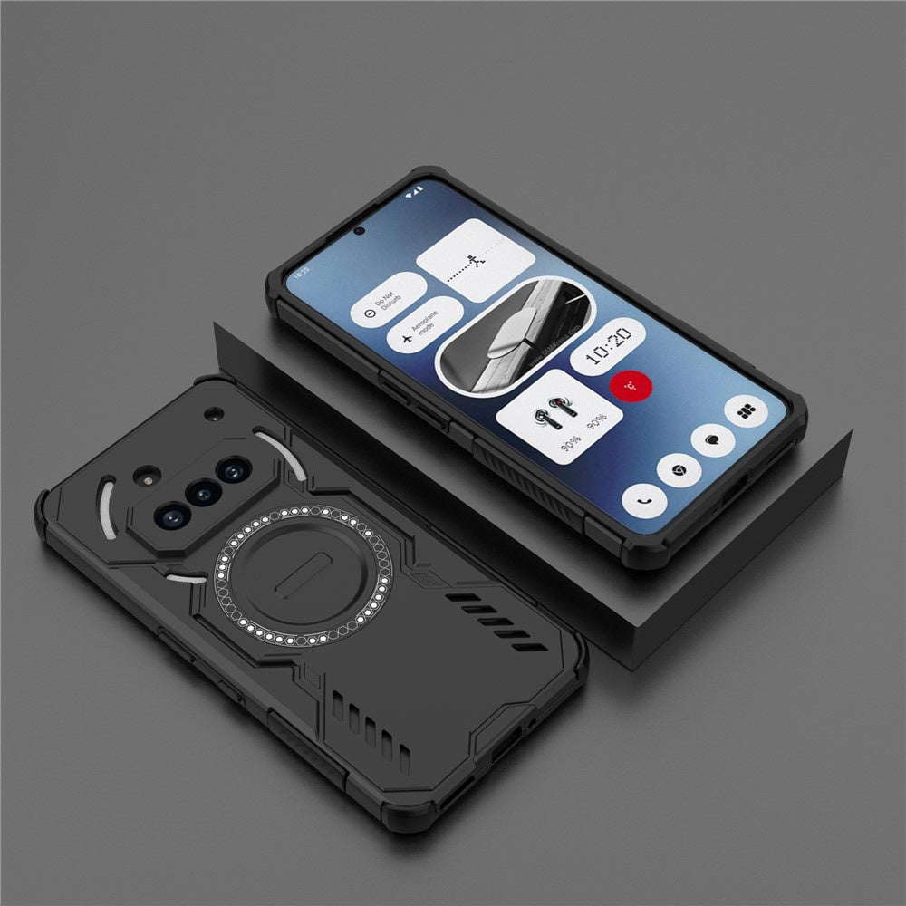 MagSafe-Hülle für Nothing Phone (3a), Techsuit, ArmorMag, Schwarz
