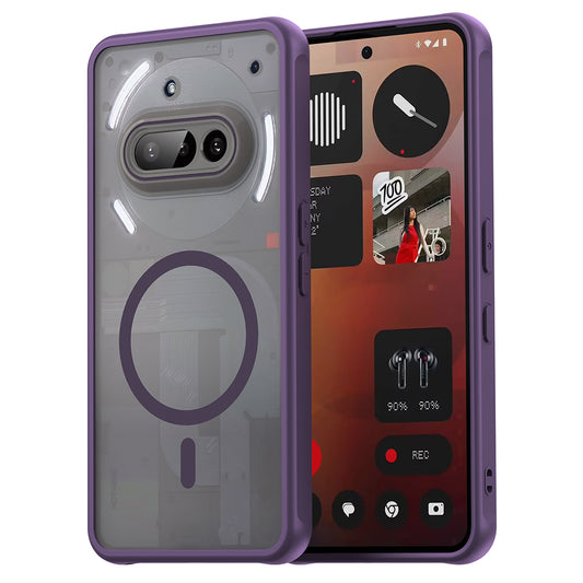 MagSafe-Hülle für Nothing Phone (3a), Techsuit, HaloFrost II, Lila
