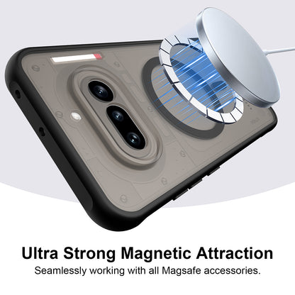 MagSafe Hülle für Nothing Phone (4a), Techsuit, HaloFrost II, Schwarz