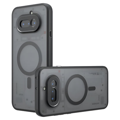MagSafe-Hülle für Nothing Phone (4a), Techsuit, PureFrost, Satin Schwarz