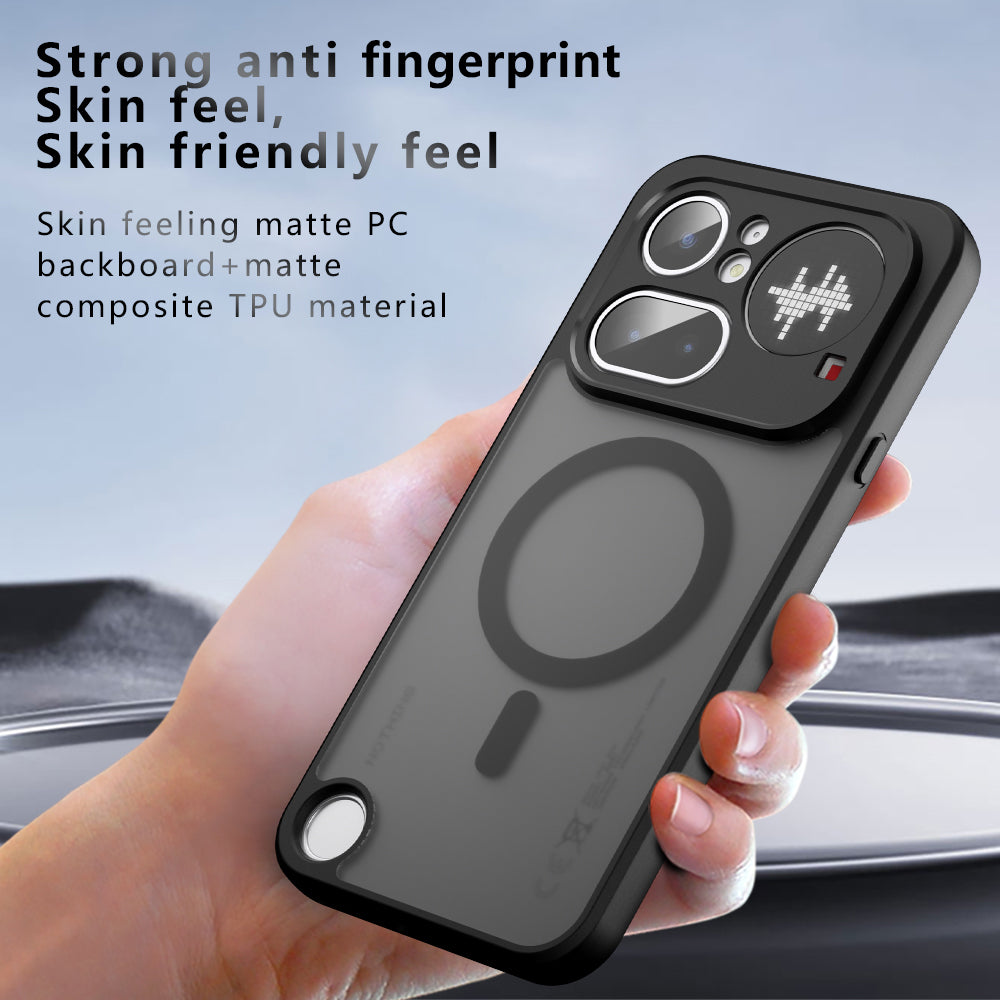 MagSafe-Hülle für Nothing Phone (4a), Techsuit, PureFrost, Satin Schwarz