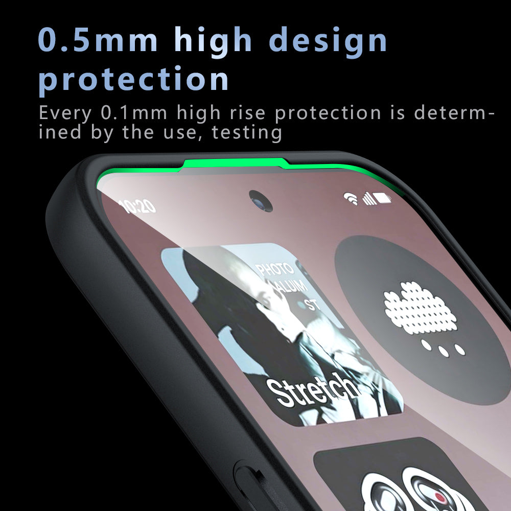 MagSafe-Hülle für Nothing Phone (4a), Techsuit, PureFrost, Satin Schwarz