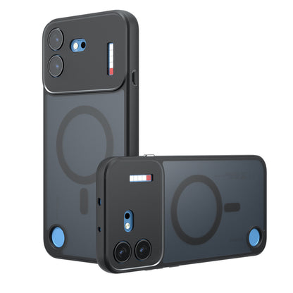 MagSafe-Hülle für Nothing Phone (4b), Techsuit, PureFrost, Satin Schwarz