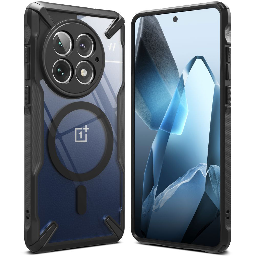 MagSafe Hülle für OnePlus 13, Ringke, Fusion X, Schwarz