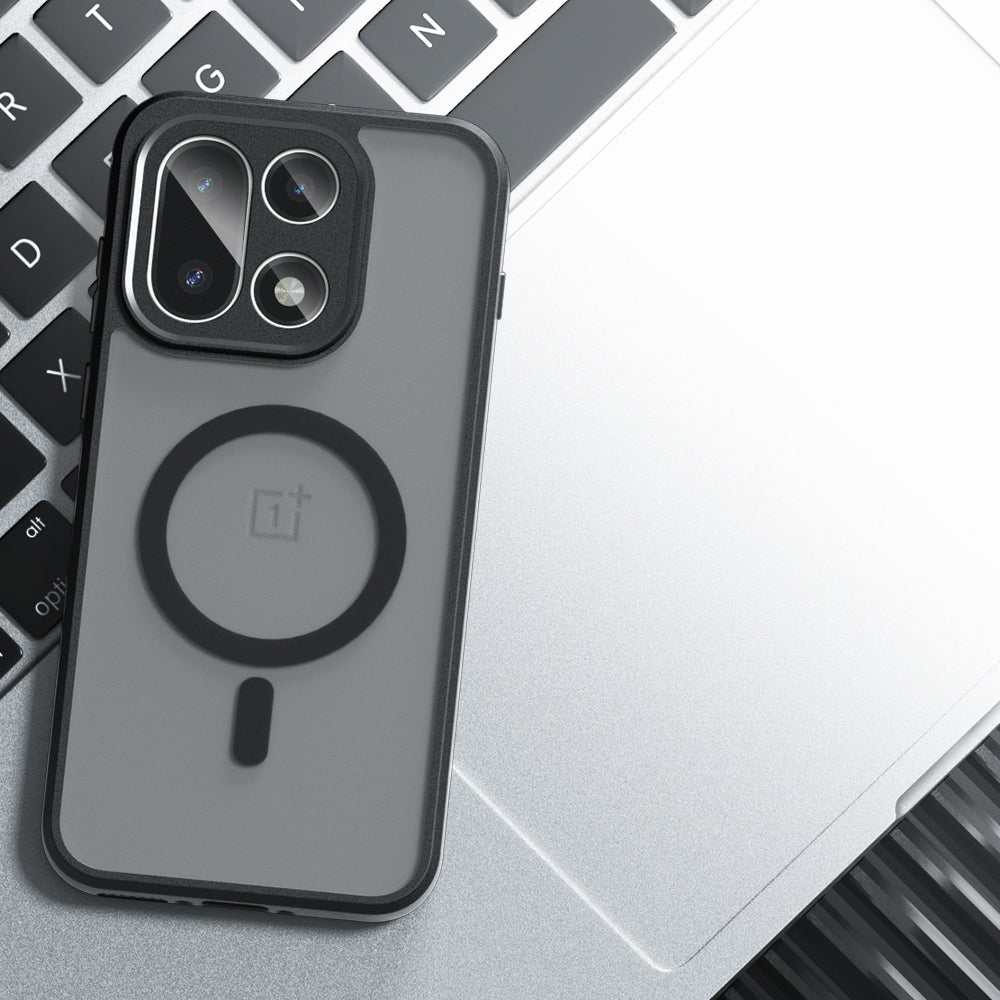 MagSafe Hülle für OnePlus 15, Techsuit, PureFrost, Satinschwarz