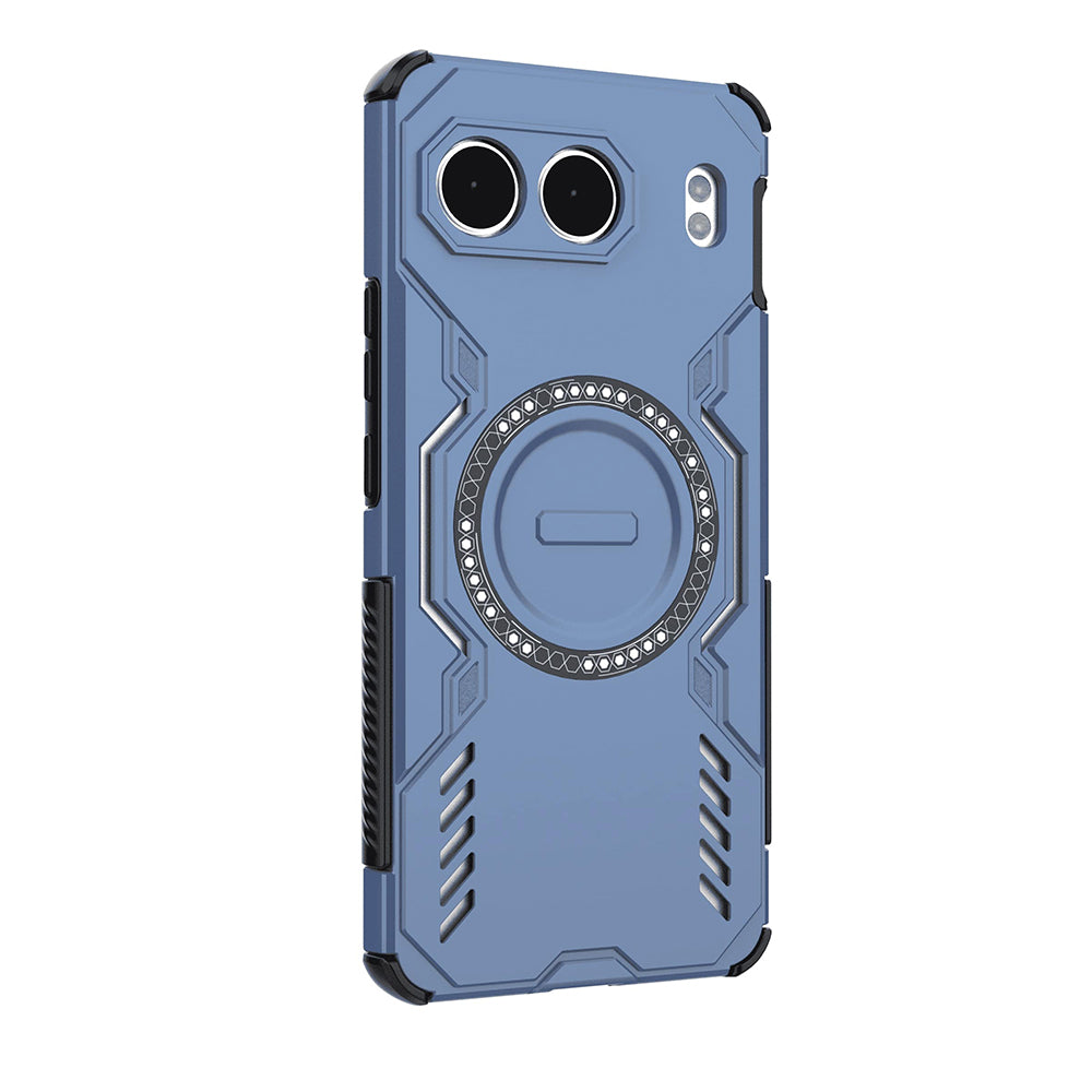 MagSafe-Hülle für OnePlus Nord 4, Techsuit, ArmorMag, Blau