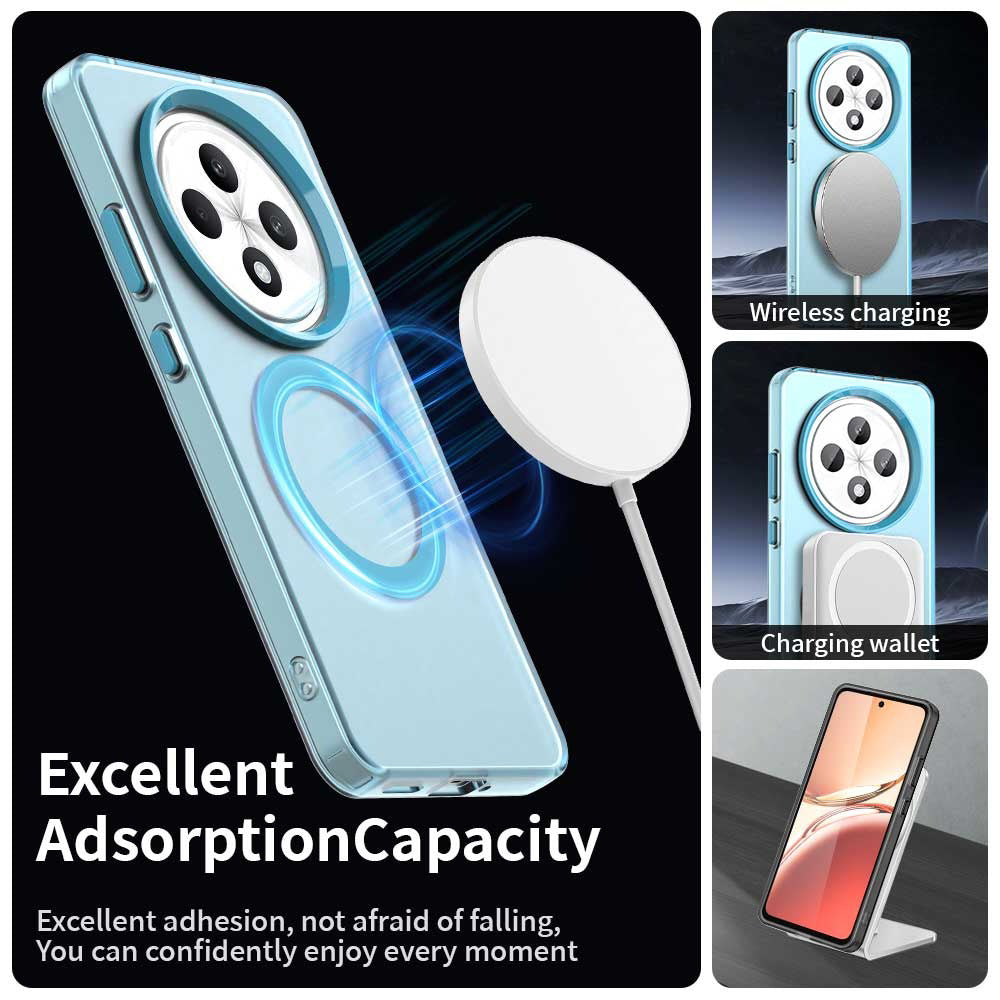 MagSafe Case for Oppo A3 4G / A3 5G, Techsuit, CandyCase, Blue