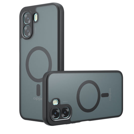 MagSafe-Hülle für Oppo A6k 4G / A6x 4G / A6x, Techsuit, PureFrost, Satin Schwarz