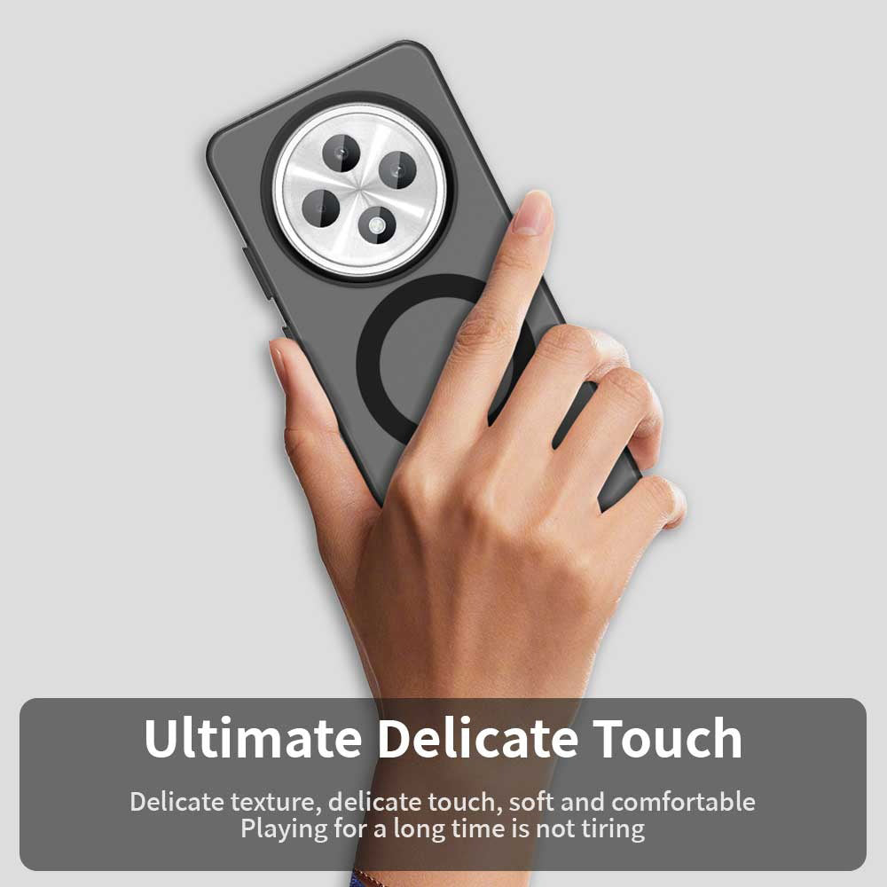 MagSafe-Hülle für Oppo Reno12 FS 5G / Reno12 FS 4G / Reno12 F 4G, Techsuit, CandyCase, Schwarz
