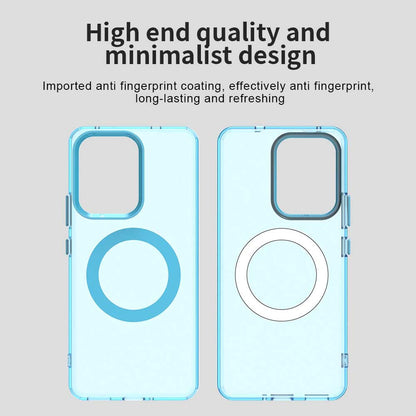 MagSafe-Hülle für Oppo Reno13 FS 5G / Reno13 F 4G / Reno13 F, Techsuit, CandyCase, Blau