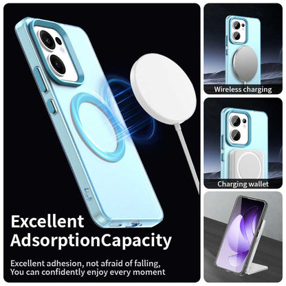 MagSafe-Hülle für Oppo Reno13 FS 5G / Reno13 F 4G / Reno13 F, Techsuit, CandyCase, Blau