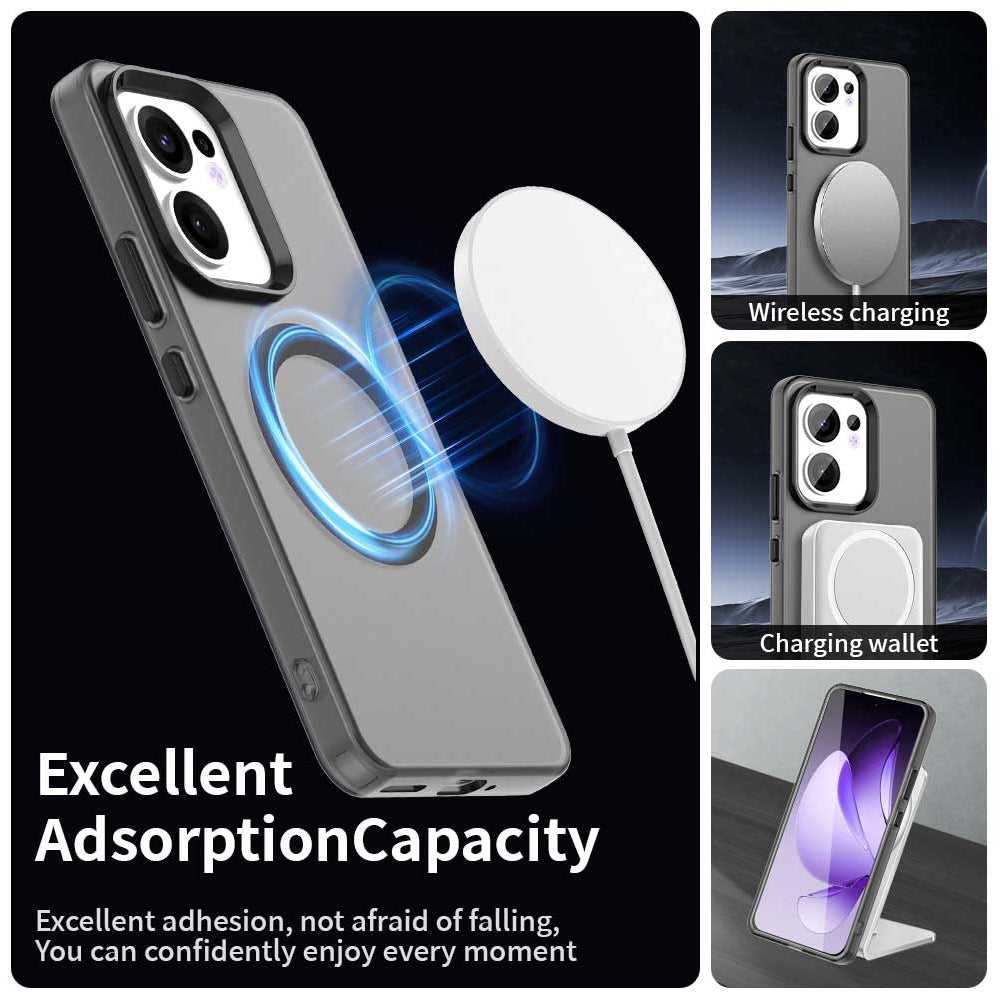 MagSafe Case for Oppo Reno13 FS 5G / Reno13 F 4G / Reno13 F, Techsuit, CandyCase, Black