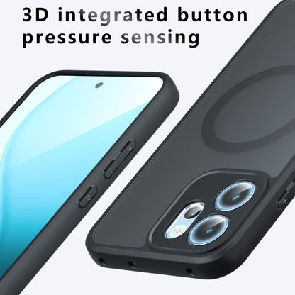 MagSafe-Hülle für Oppo Reno14 FS 5G / Reno14 F, Techsuit, PureFrost, Satin Schwarz