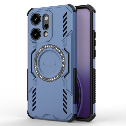 MagSafe-Hülle für Oppo Reno14 Pro, Techsuit, ArmorMag, Blau