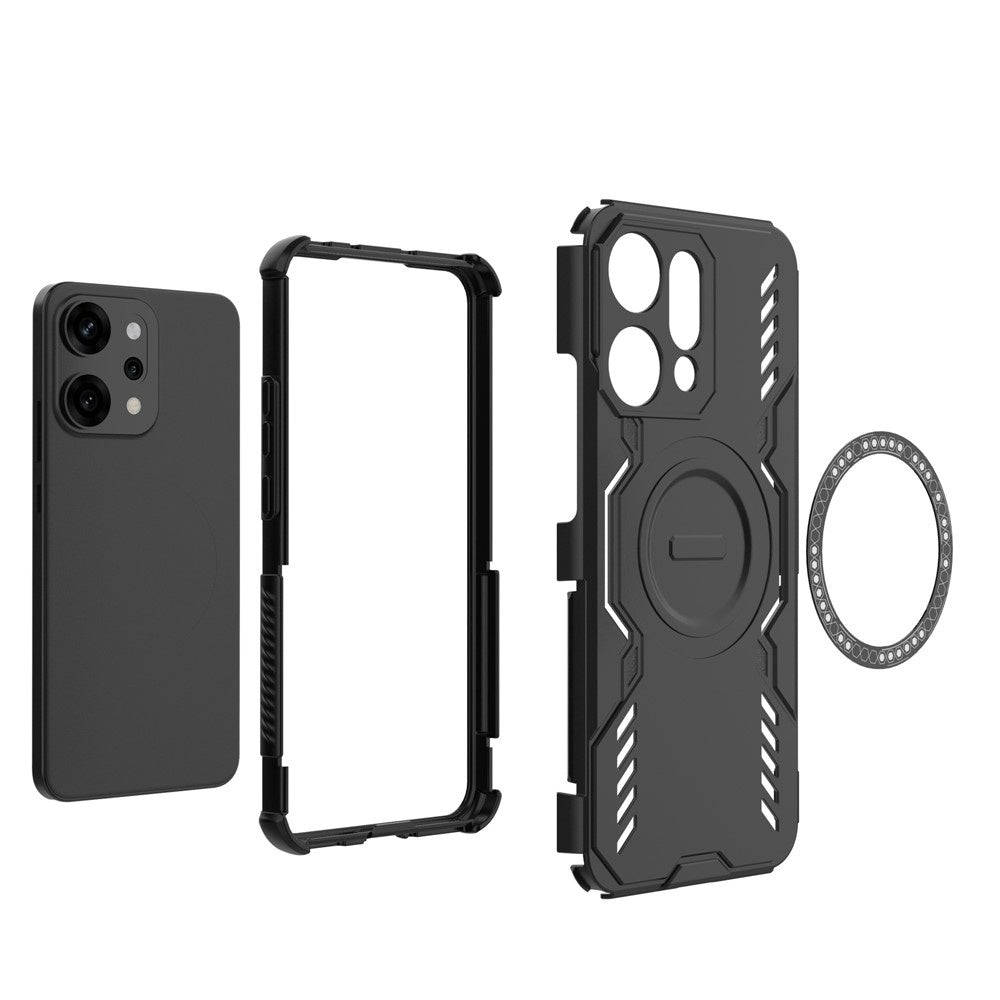MagSafe-Hülle für Oppo Reno14 Pro, Techsuit, ArmorMag, Blau