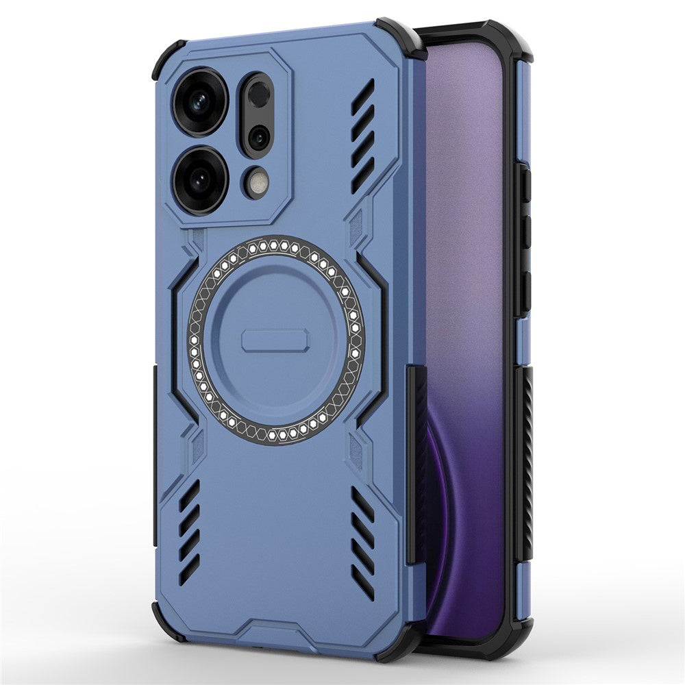MagSafe-Hülle für Oppo Reno14, Techsuit, ArmorMag, Blau