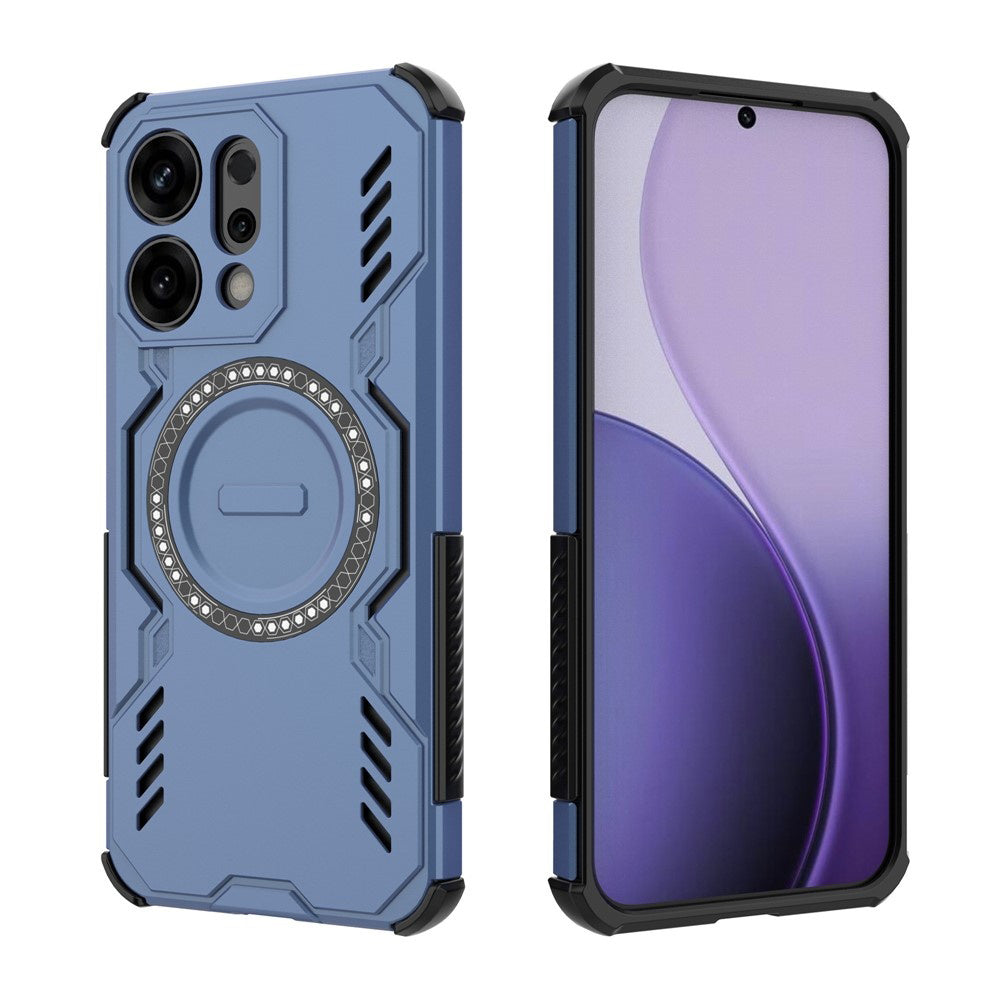 MagSafe-Hülle für Oppo Reno14, Techsuit, ArmorMag, Blau