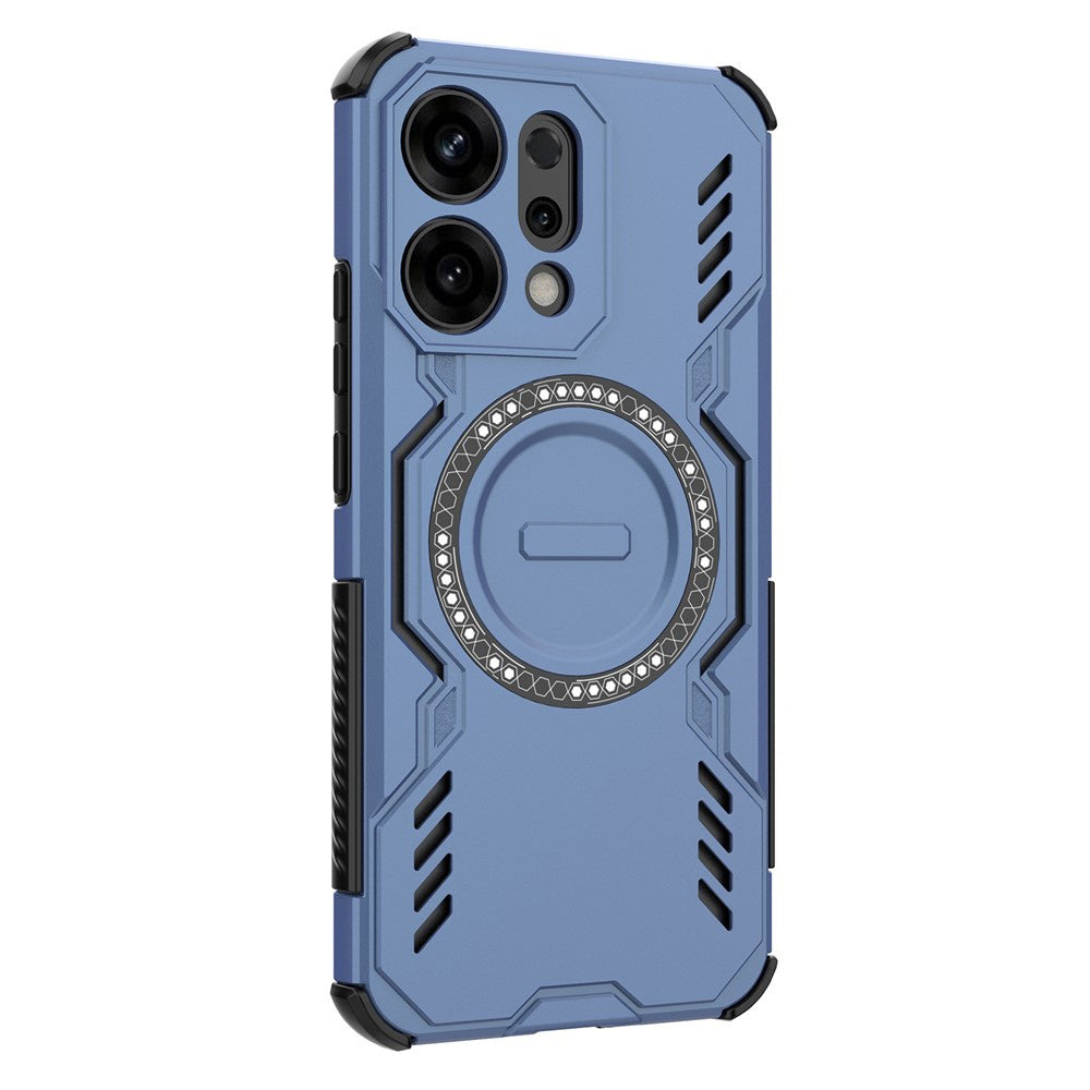 MagSafe-Hülle für Oppo Reno14, Techsuit, ArmorMag, Blau
