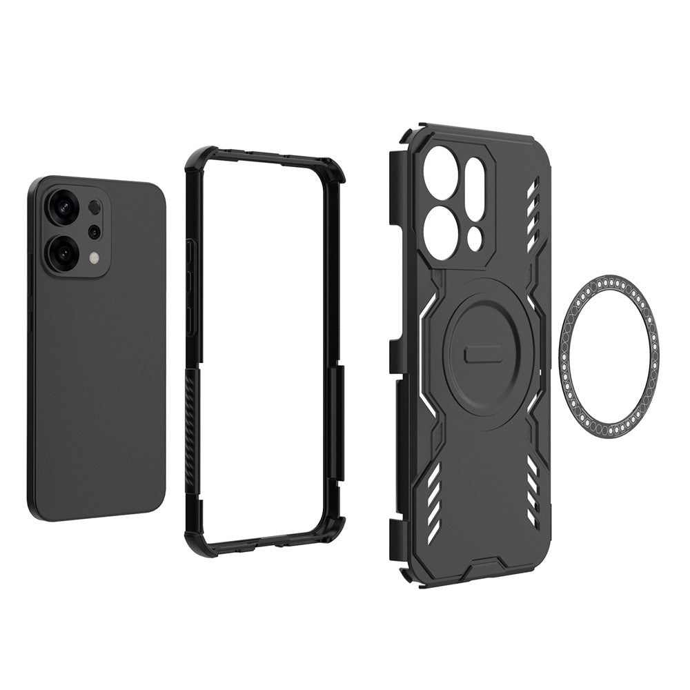 MagSafe-Hülle für Oppo Reno14, Techsuit, ArmorMag, Blau