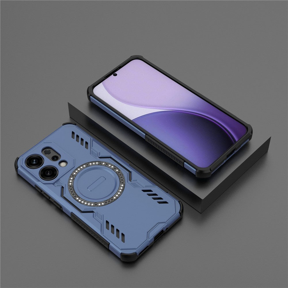 MagSafe-Hülle für Oppo Reno14, Techsuit, ArmorMag, Blau