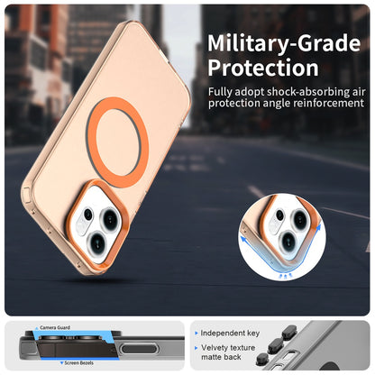 MagSafe Hülle für Oppo Reno14, Techsuit, CandyCase, Orange